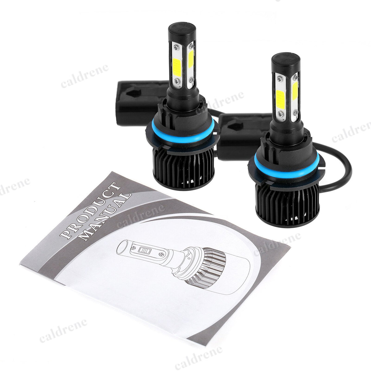 9004 LED Headlight Bulbs, Hi/Lo Beam, 6000K, 2 Pack – view 2