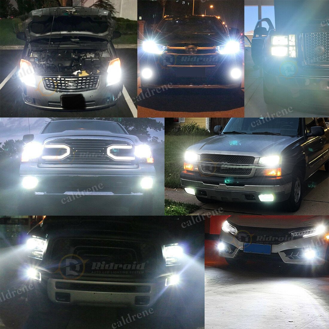 9005 9006 LED Combo Headlight Kit 6000K High Low Beam, 4 Bulbs – view 3