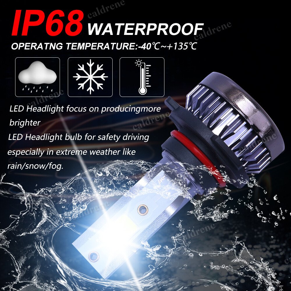 9005 9006 LED Combo Headlight Kit 6000K High Low Beam, 4 Bulbs – view 9