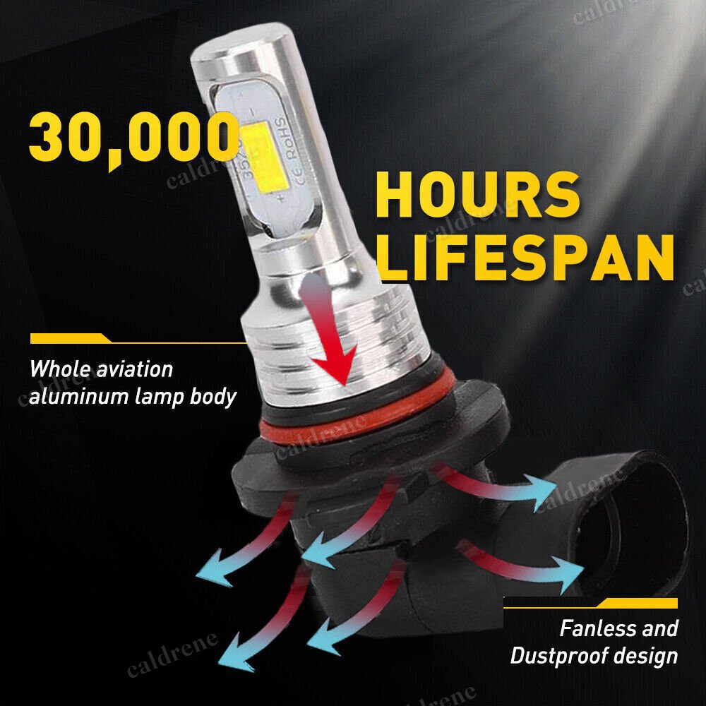 9005 9006 LED Headlight Combo Kit, High Low Beam, 10000K – view 5