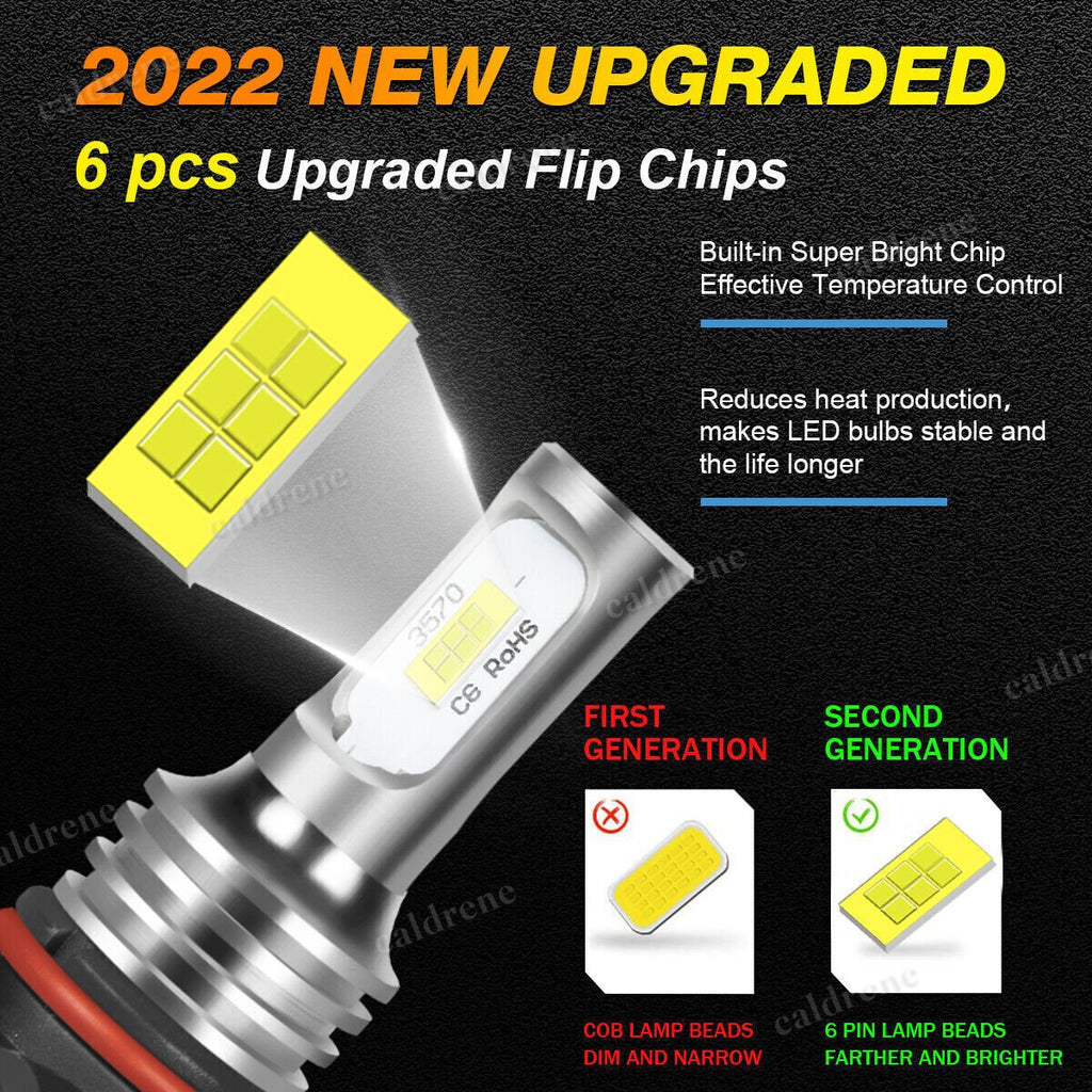 9005 9006 LED Headlight Combo Kit, High Low Beam, 10000K – view 7