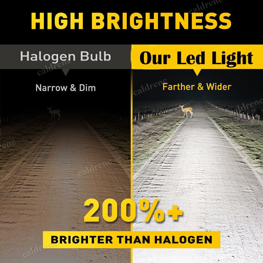 9005 9006 LED Headlight Combo Kit, High Low Beam, 10000K – view 9