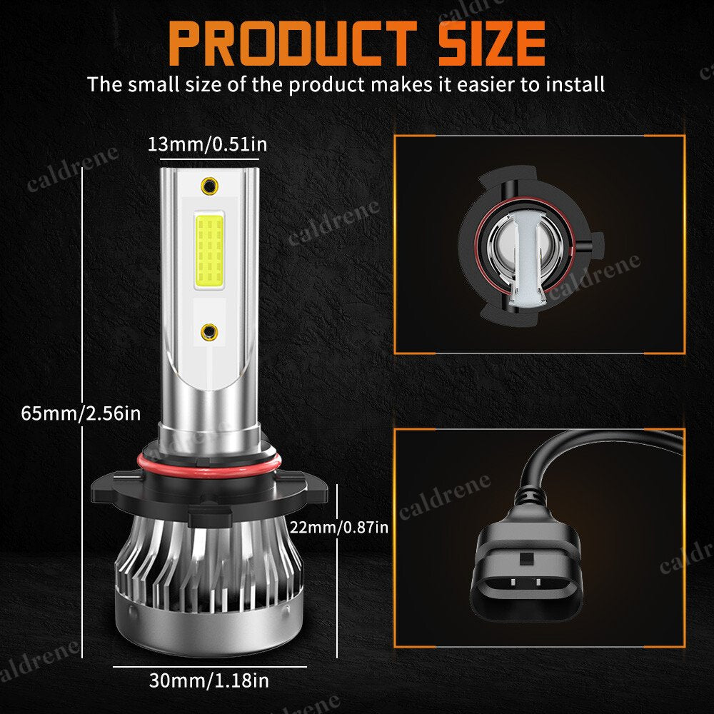 9005 H11 LED Headlight and Fog Light Combo Kit 8000K – view 10