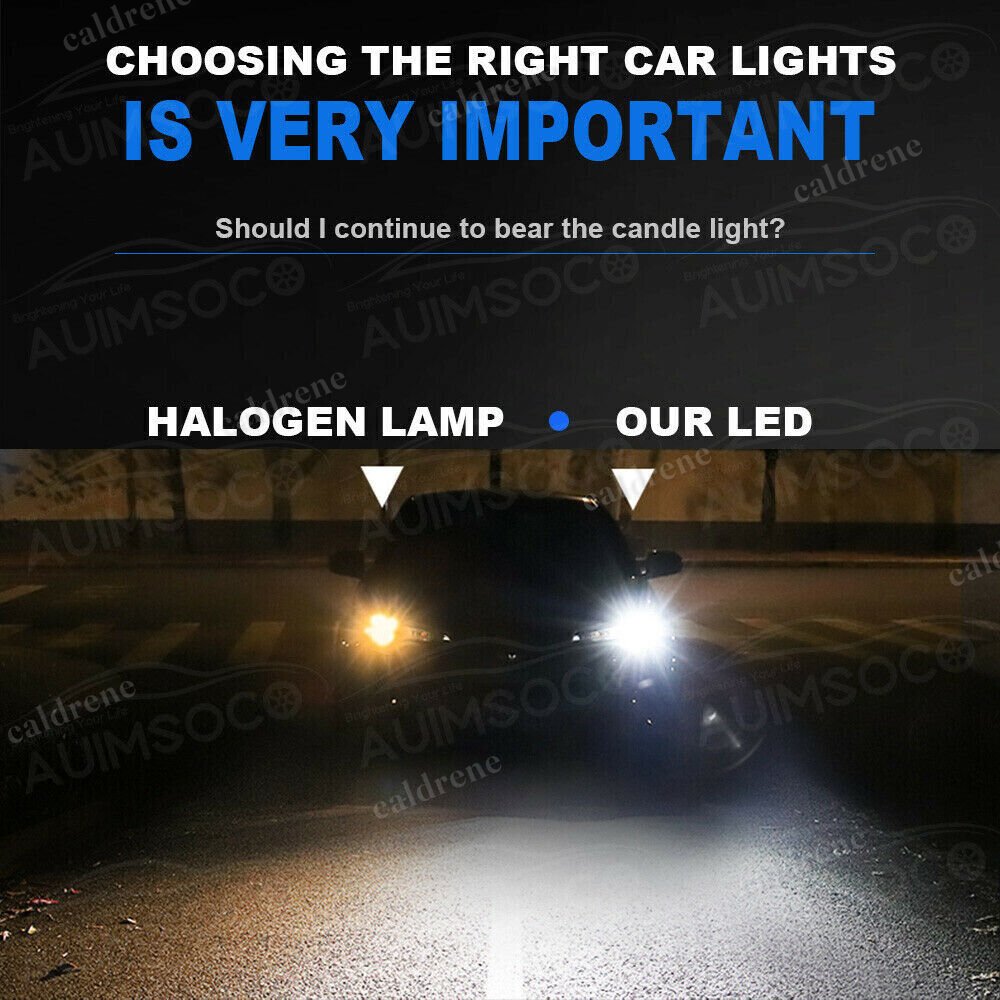 9005 H11 LED Headlight and Fog Light Combo Kit 8000K – view 2