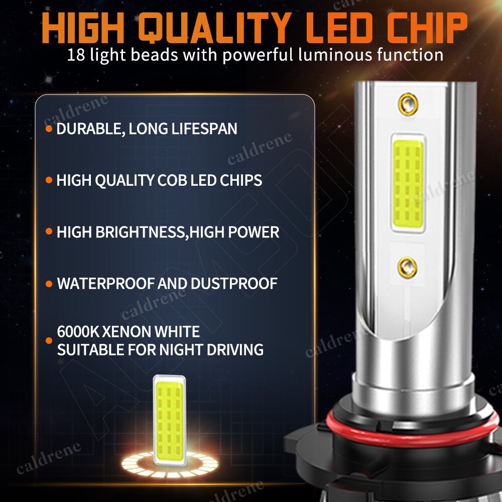 9005 H11 LED Headlight and Fog Light Combo Kit 8000K – view 5