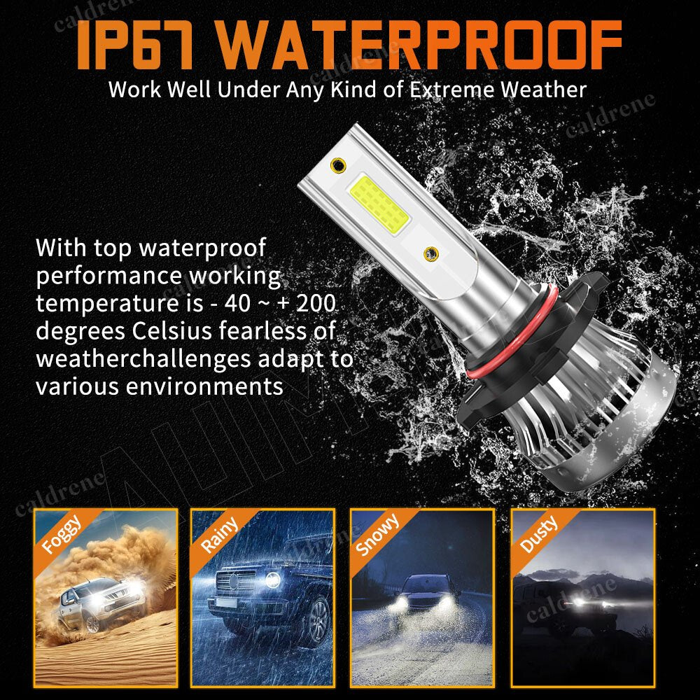 9005 H11 LED Headlight and Fog Light Combo Kit 8000K – view 7