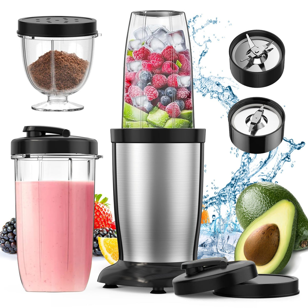 901W Personal Countertop Blender for Shakes and Smoothies
