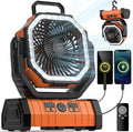 96-Hour Camping Fan with 20000mAh Power Bank