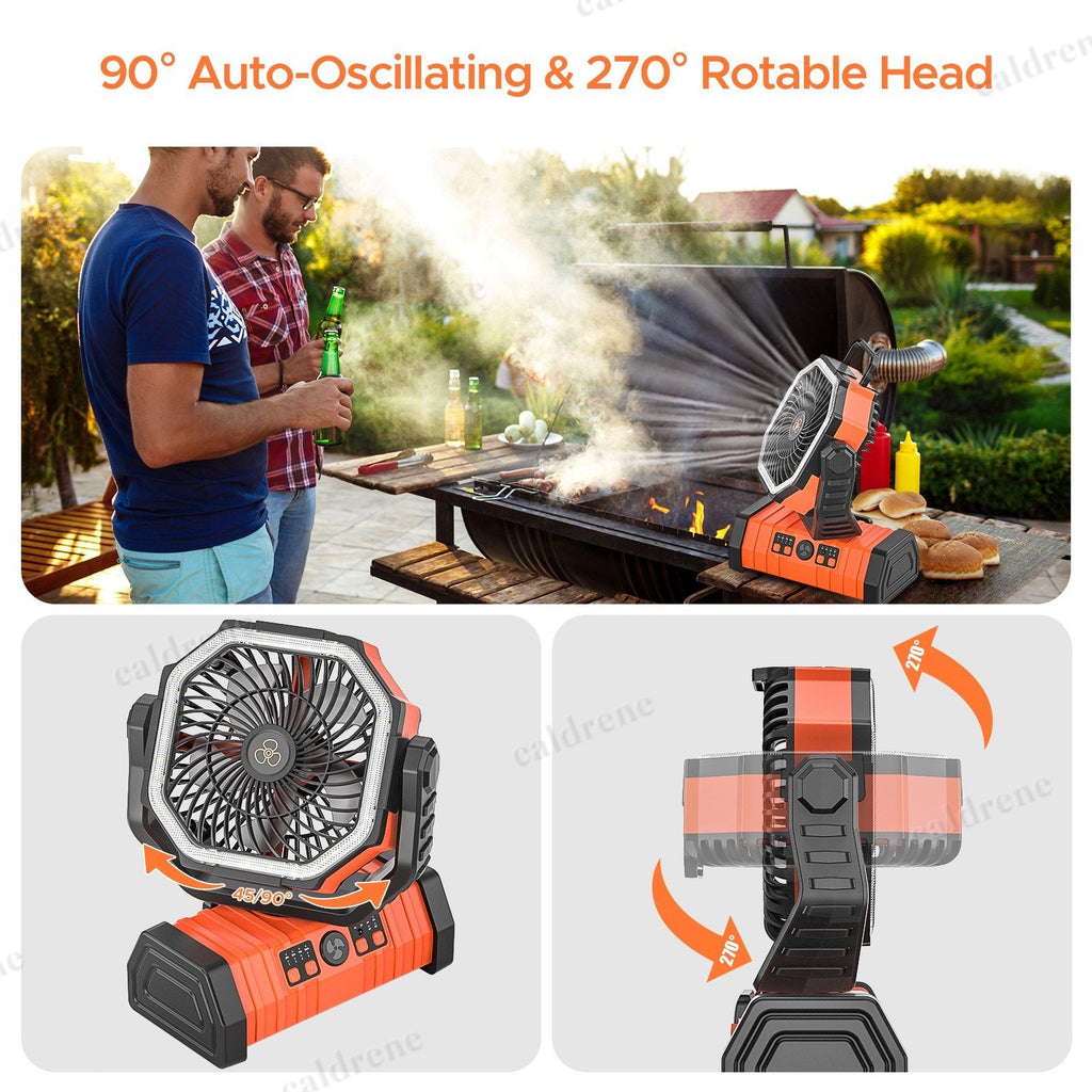 96-Hour Camping Fan with 20000mAh Power Bank – view 2