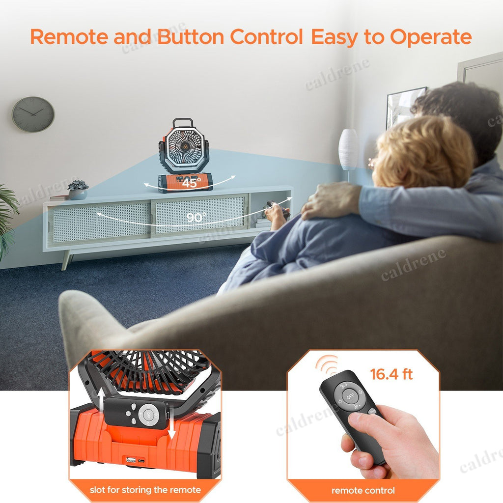96-Hour Camping Fan with 20000mAh Power Bank – view 4