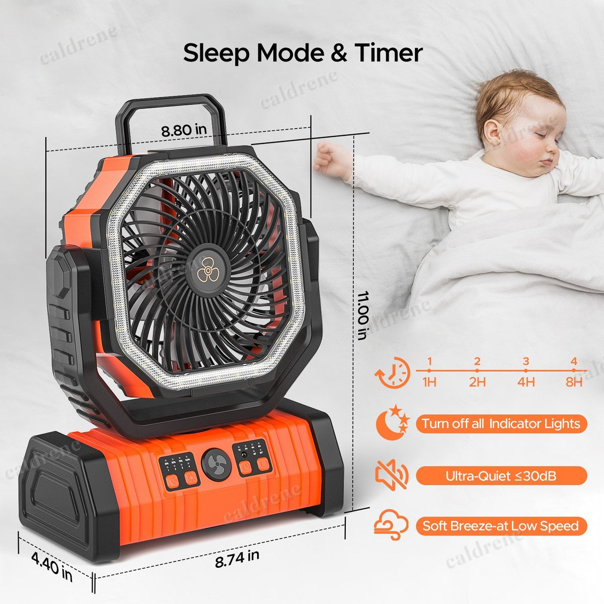 96-Hour Camping Fan with 20000mAh Power Bank – view 5