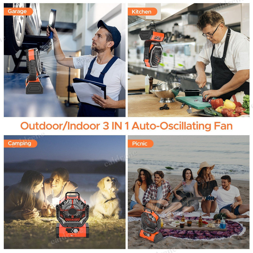96-Hour Camping Fan with 20000mAh Power Bank – view 7