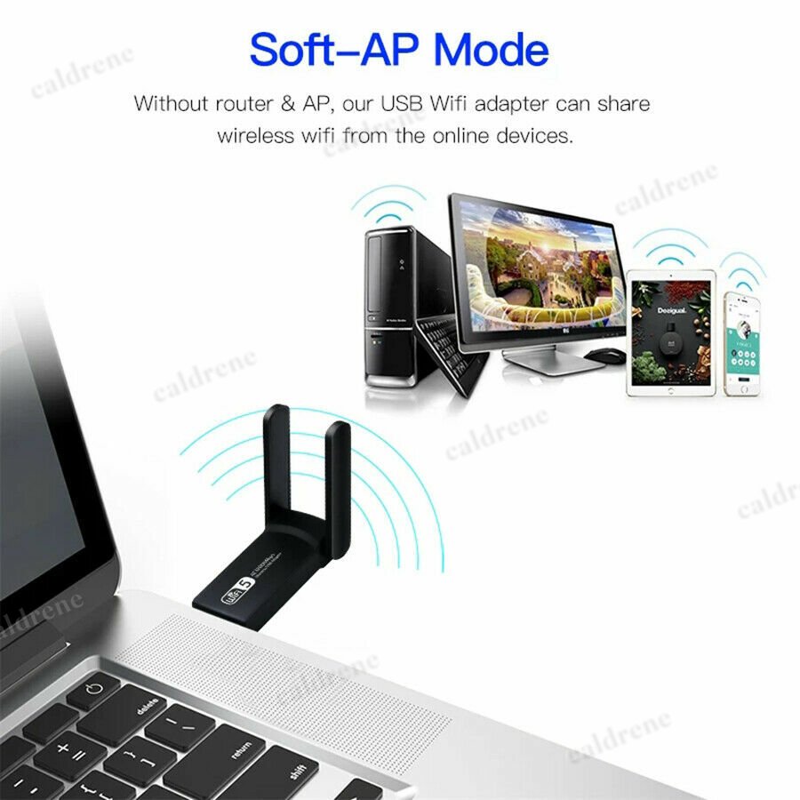 AC1200 Dual Band USB 3.0 WiFi Adapter with Antennas – view 5