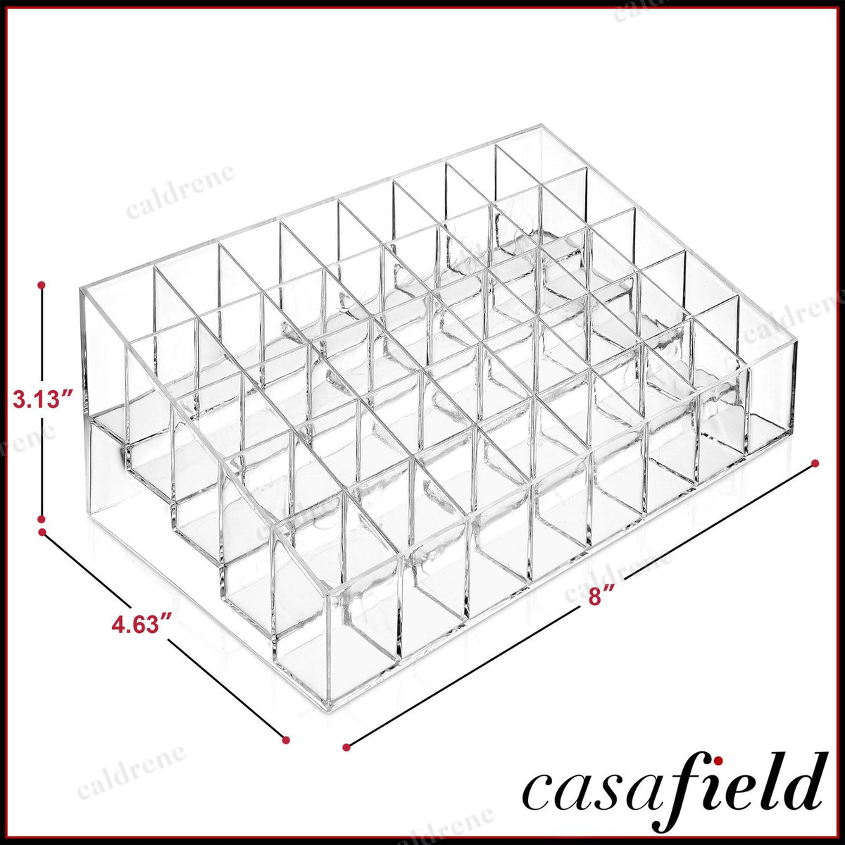 Acrylic Lipstick Organizer, 40 Slots – view 3