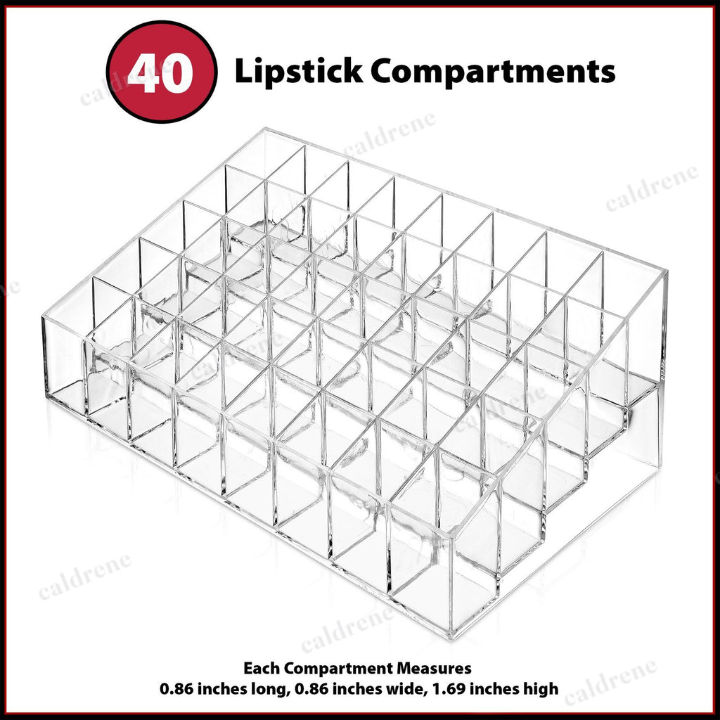 Acrylic Lipstick Organizer, 40 Slots – view 6