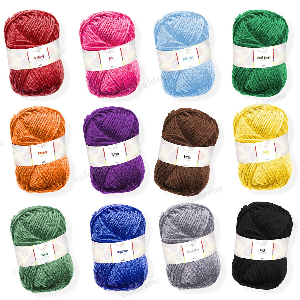 Acrylic Yarn Skeins Set for Crochet and Knitting – view 2