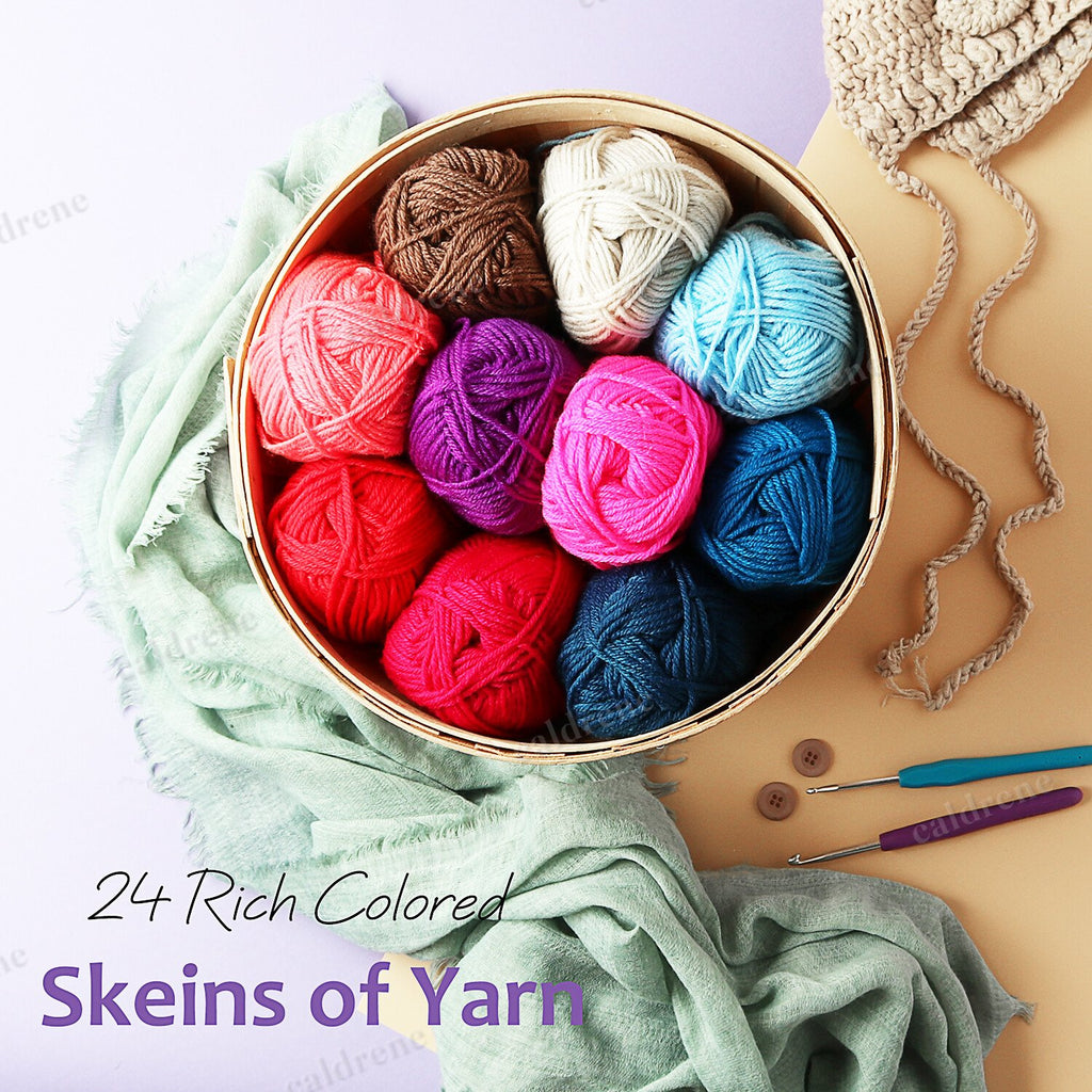 Acrylic Yarn Skeins Set for Crochet and Knitting – view 4