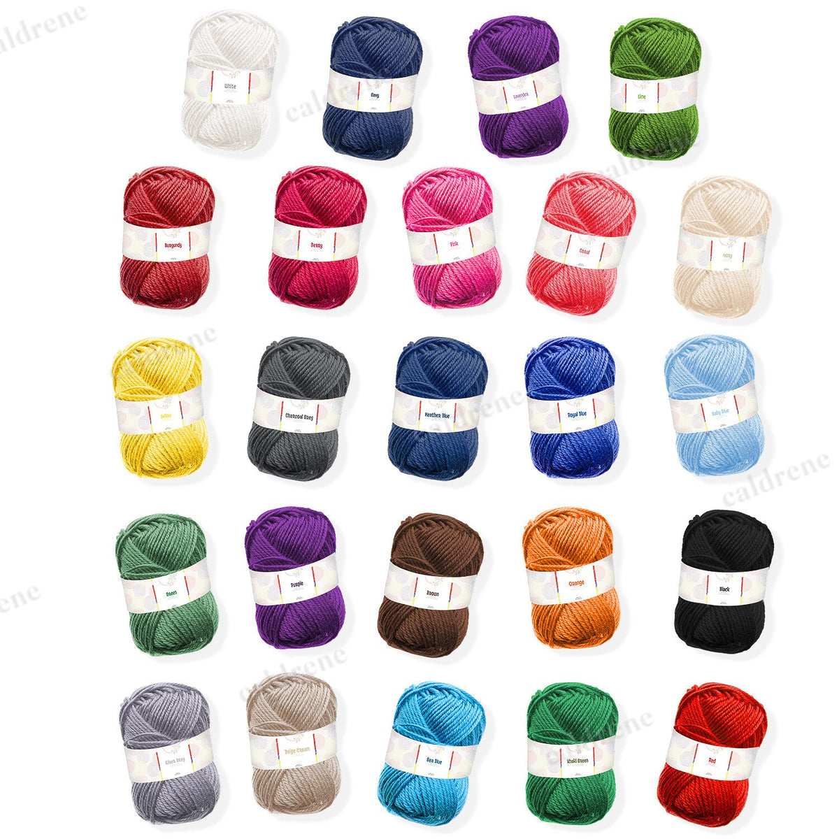 Acrylic Yarn Skeins Set for Crochet and Knitting – view 5