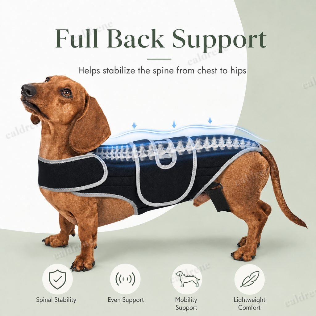 Adjustable Dog Back Support Vest – view 3