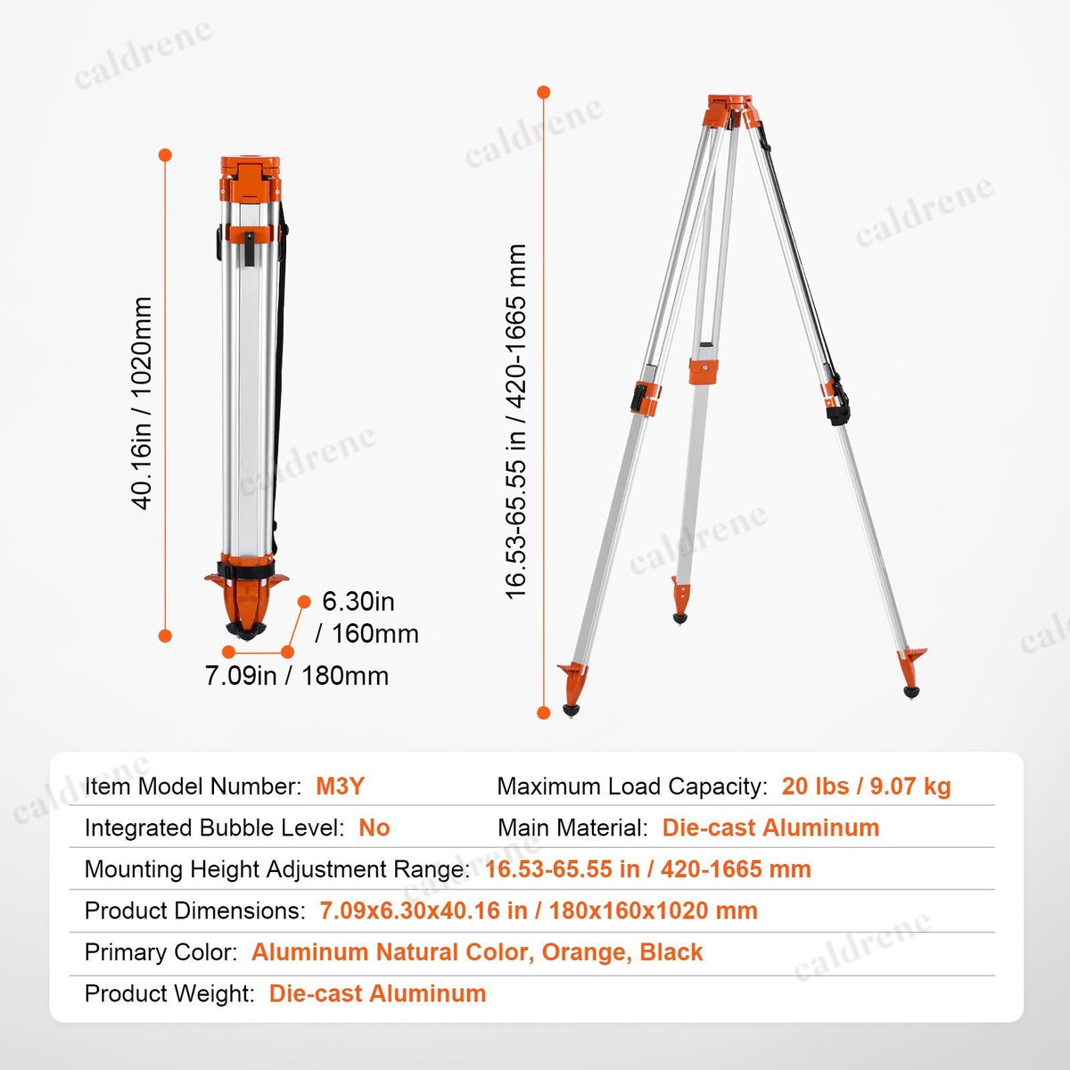 Adjustable Laser Level Tripod Stand – view 6