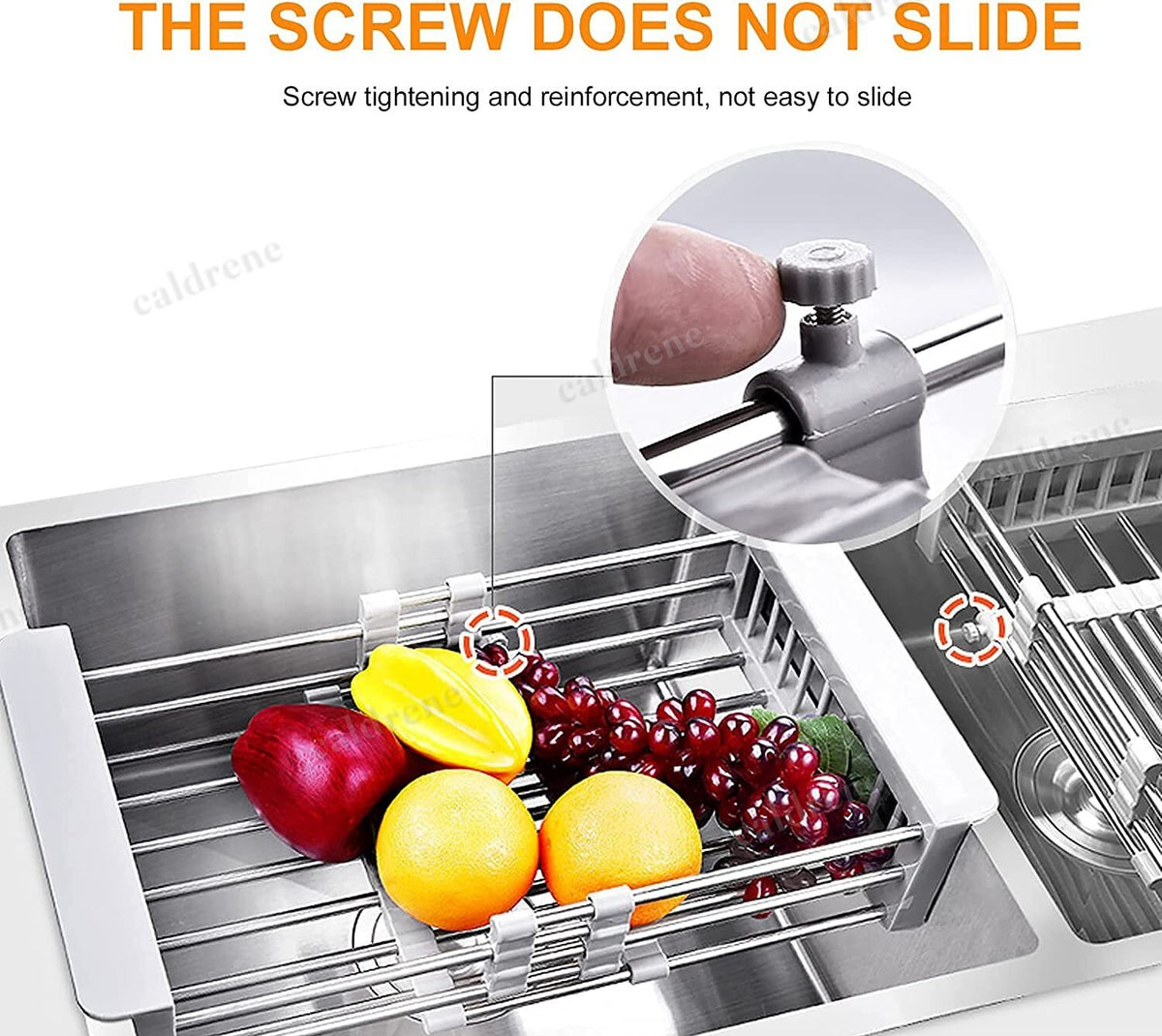 Adjustable Over-the-Sink Dish Drying Rack – view 5