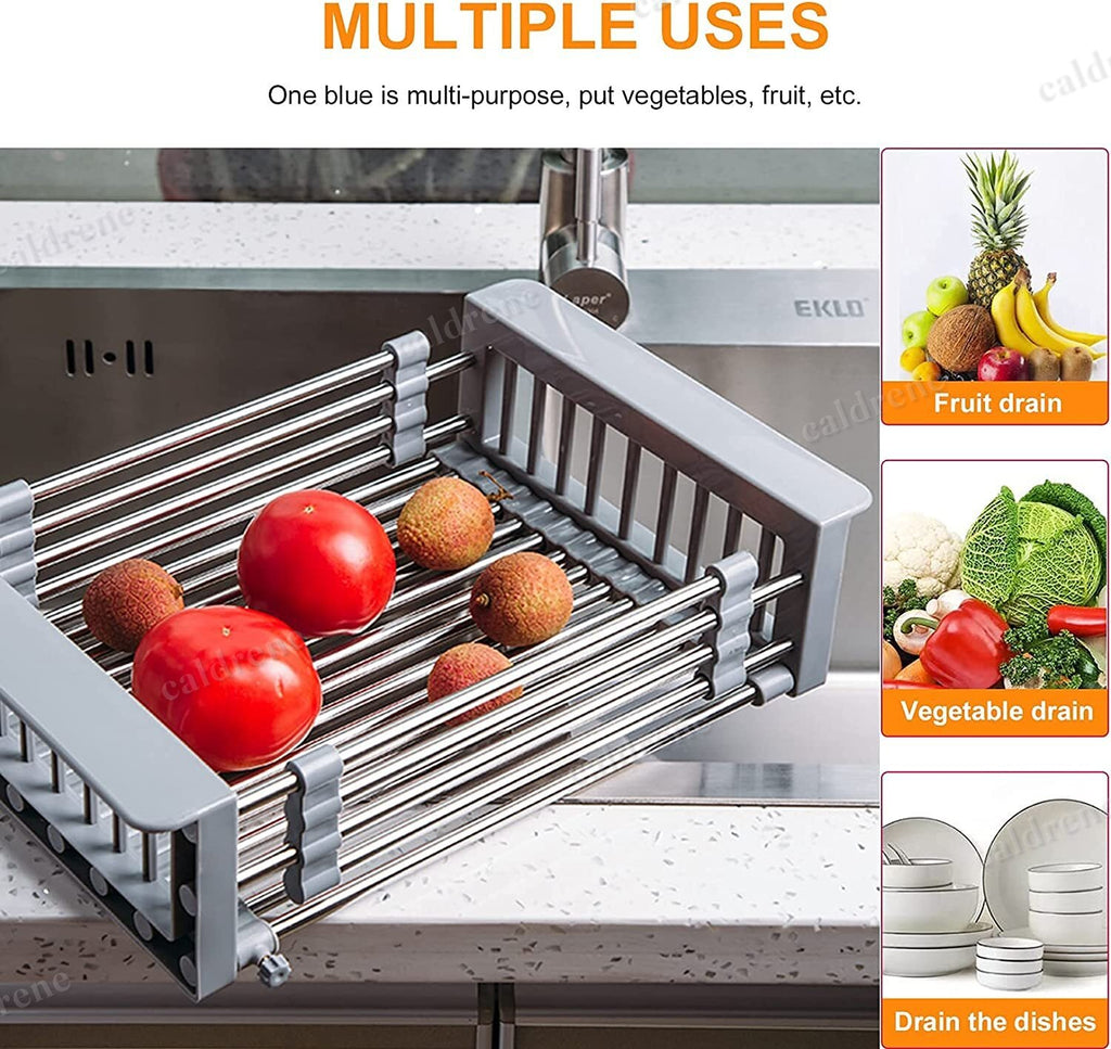 Adjustable Over-the-Sink Dish Drying Rack – view 6