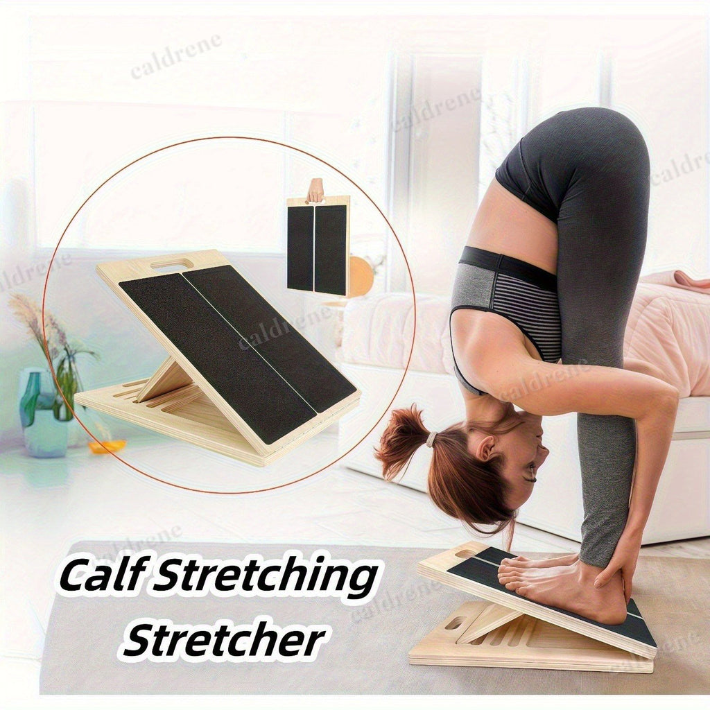 Adjustable Wooden Slant Board for Calf Stretching – view 2