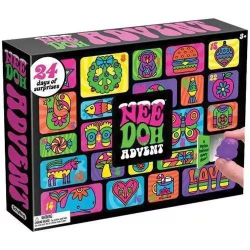 Advent Calendar 24 Days Squishy Fidget Toys Countdown
