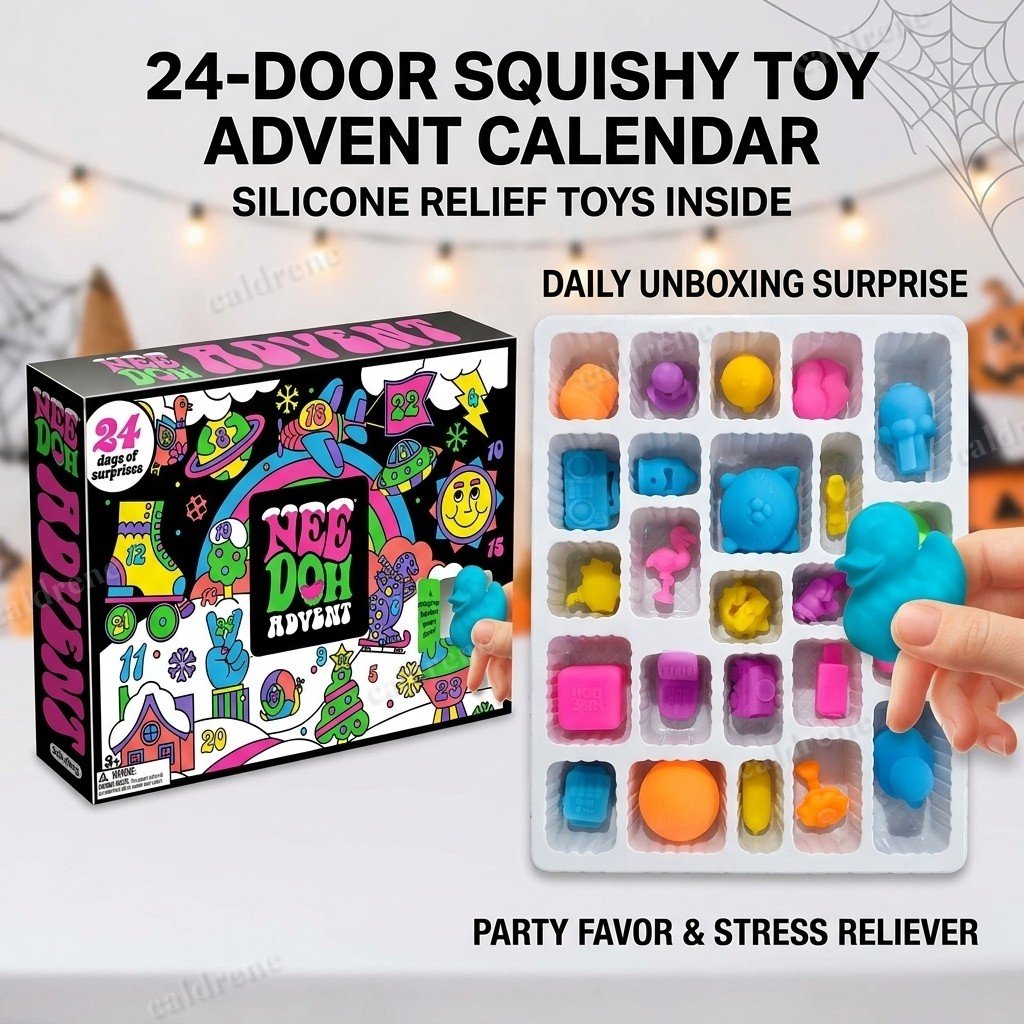 Advent Calendar 24 Days Squishy Fidget Toys Countdown – view 5