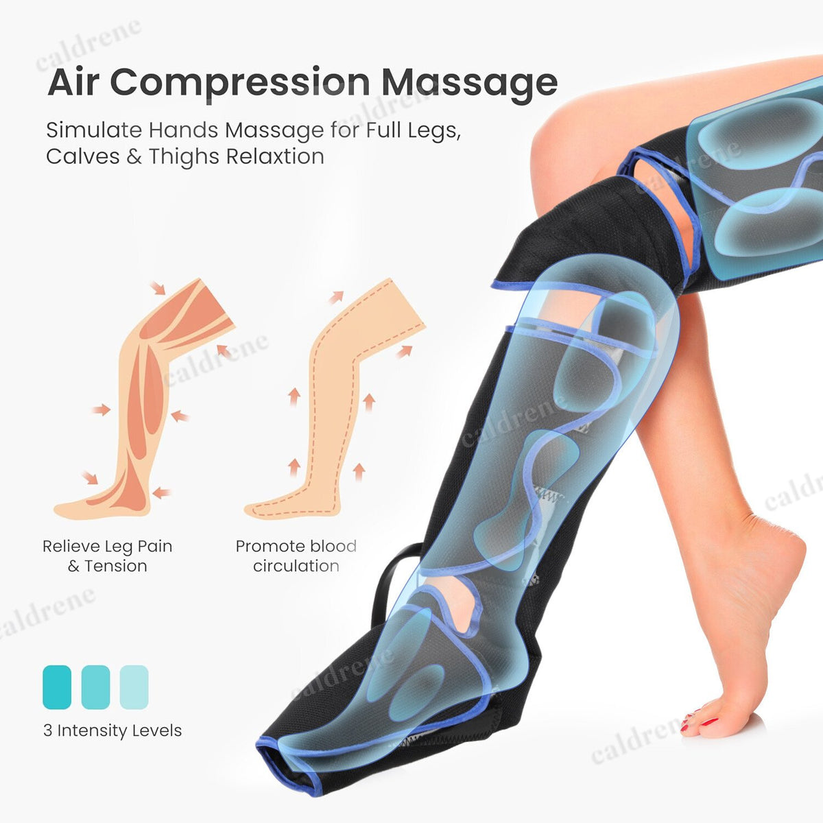 Air Compression Leg Massager with Heat – view 5