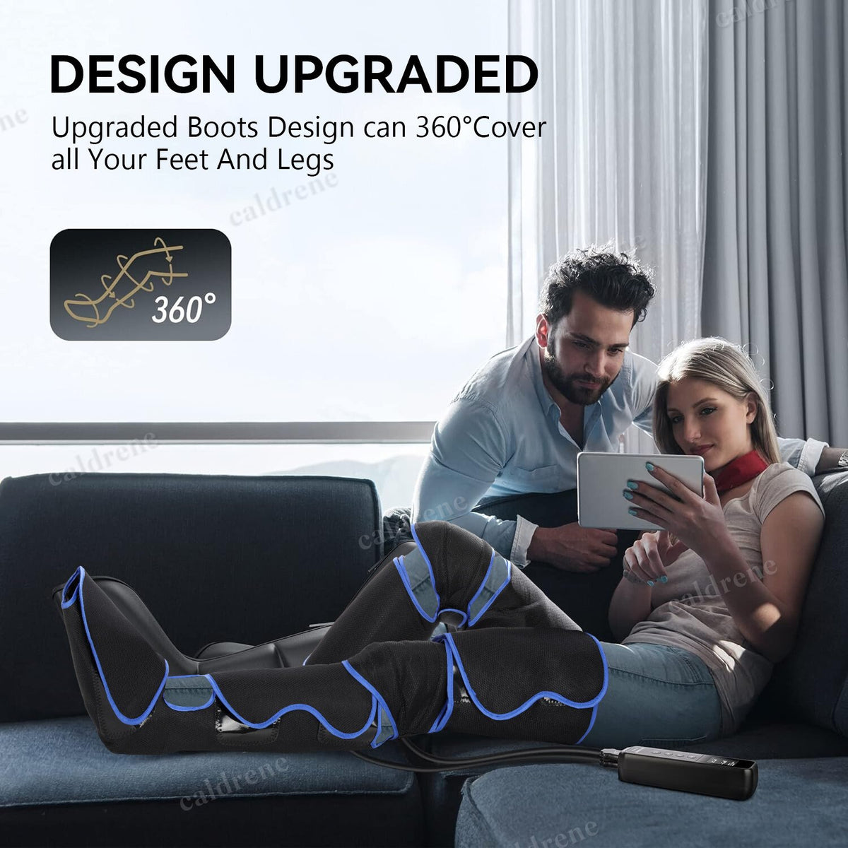 Air Compression Leg Massager with Heat – view 9