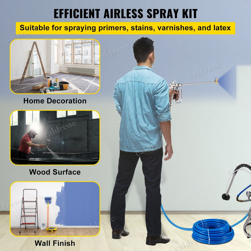 Airless Paint Spray Hose Kit, 50 Ft, 3600 PSI, with 517 Tip – view 2