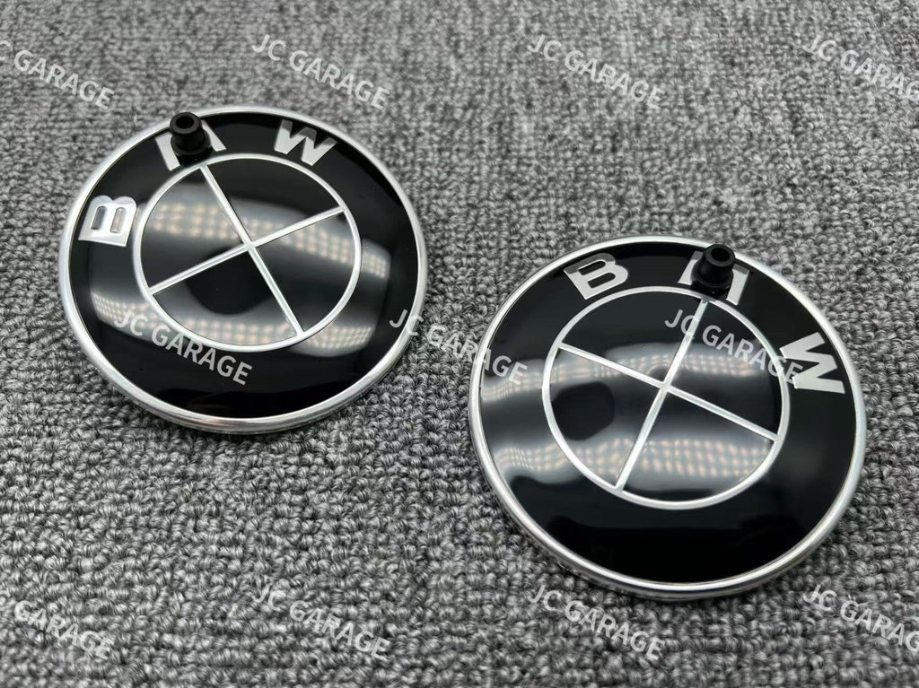 All Black Emblem Badge for Front and Rear Vehicles
