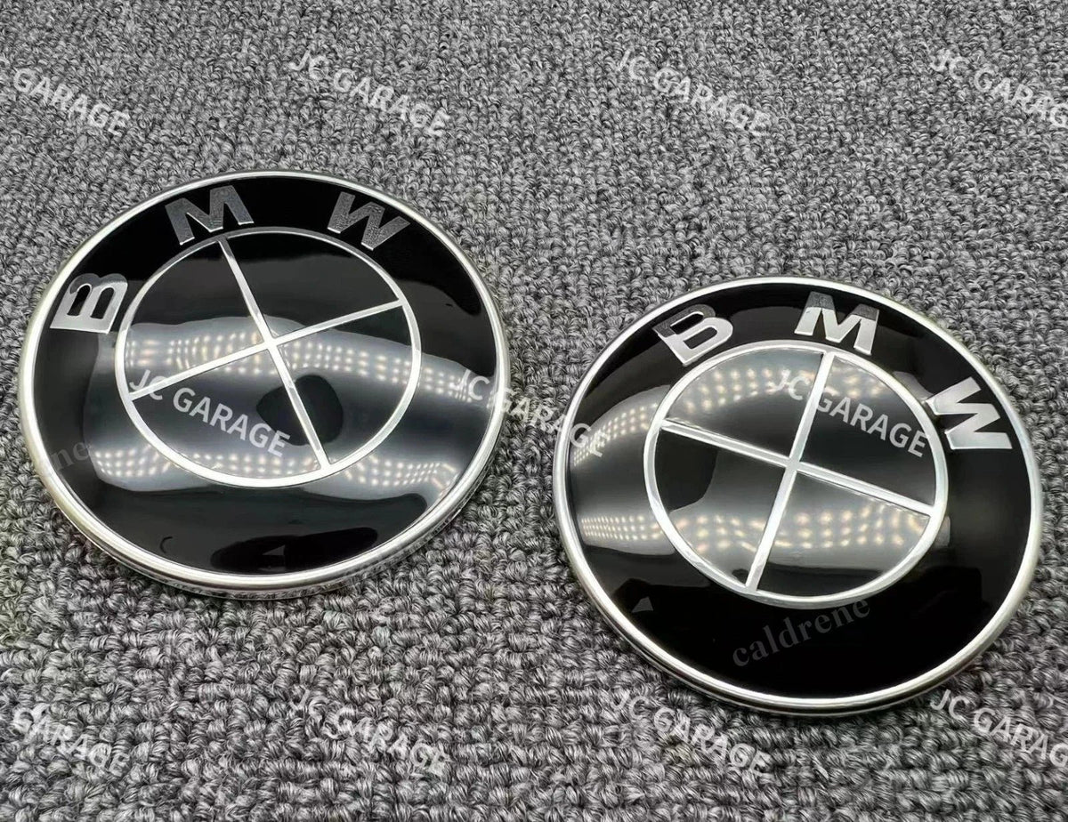 All Black Emblem Badge for Front and Rear Vehicles – view 2
