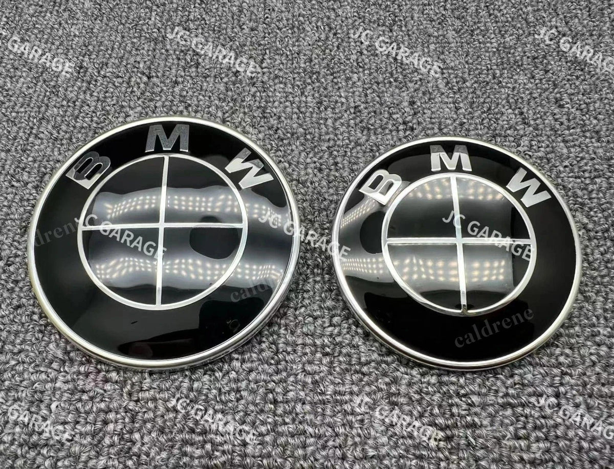 All Black Emblem Badge for Front and Rear Vehicles – view 3