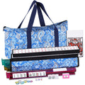 American Mahjong Set 166 White Tiles with 4 Racks and Pushers