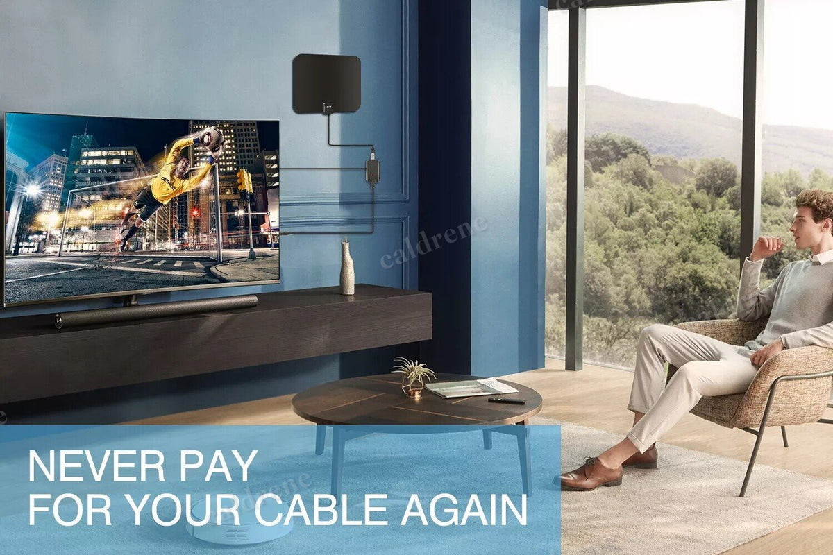 Amplified Indoor Digital HDTV Antenna with Signal Booster – view 8