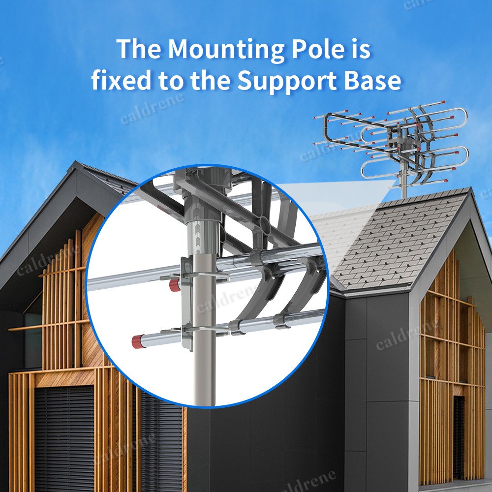 Amplified Outdoor HD TV Antenna with 360° Rotor – view 9