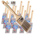 Angled Trim Paint Brush Set for Walls and Trim, 12 Pack