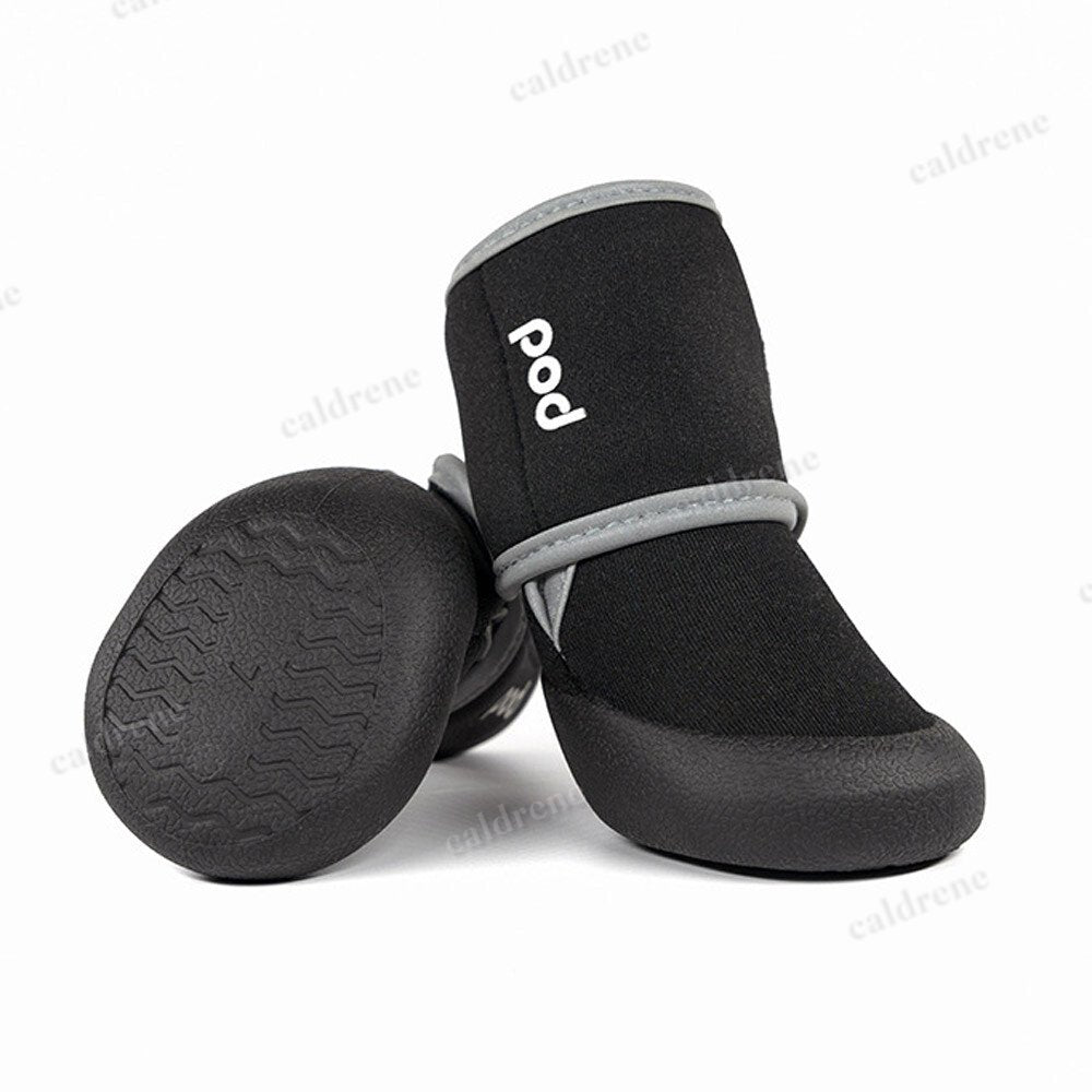 Anti Slip Dog Boots Paw Protectors with Reflective Strip, 4 Pack – view 10