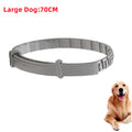 Antiparasitic Pet Collar for Flea and Tick Protection – 1x Large Dog 70cm Gray