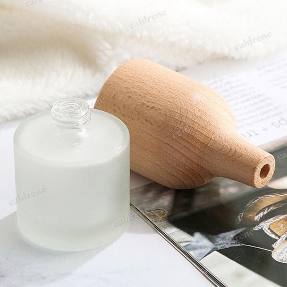 Aromatherapy Bottle Reed Diffuser Vase Essential Oil Solid Wood Empty Jar Glass – view 3