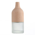 Aromatherapy Bottle Reed Diffuser Vase Essential Oil Solid Wood Empty Jar Glass – 30ml