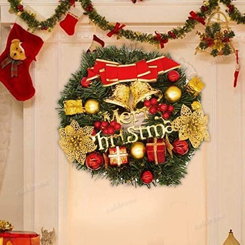 Artificial Christmas Wreath for Front Door – view 3