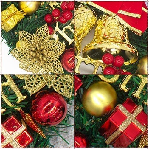 Artificial Christmas Wreath for Front Door – view 4