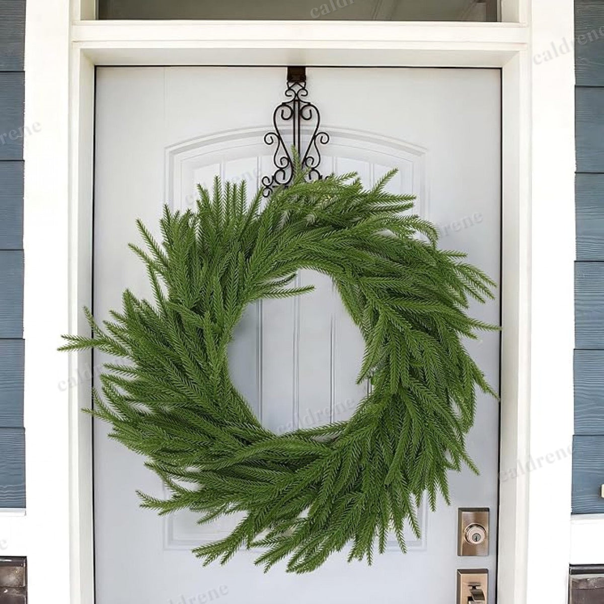 Artificial Norfolk Pine Christmas Garland Real Touch for Mantle – view 8