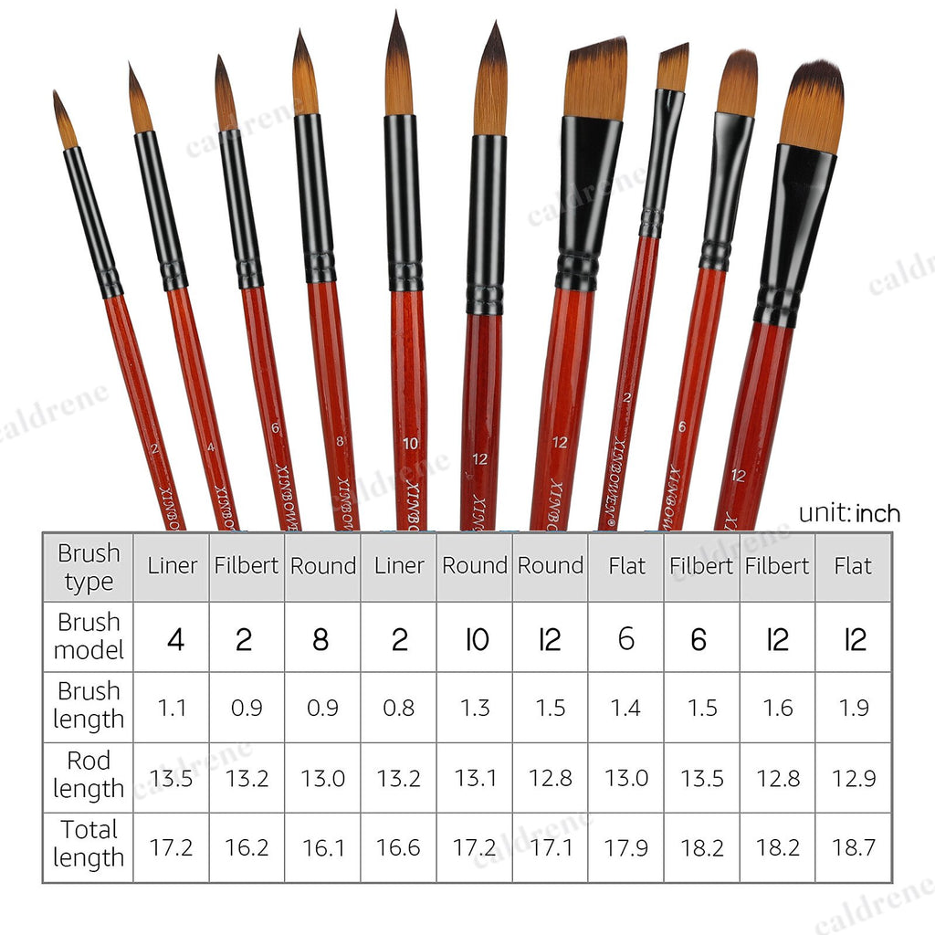 Artist Paint Brush Set, 18 Pieces – view 6
