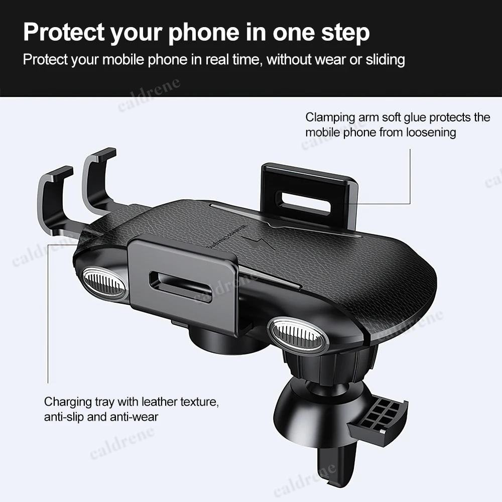Auto-Clamping Wireless Charging Car Mount – view 10
