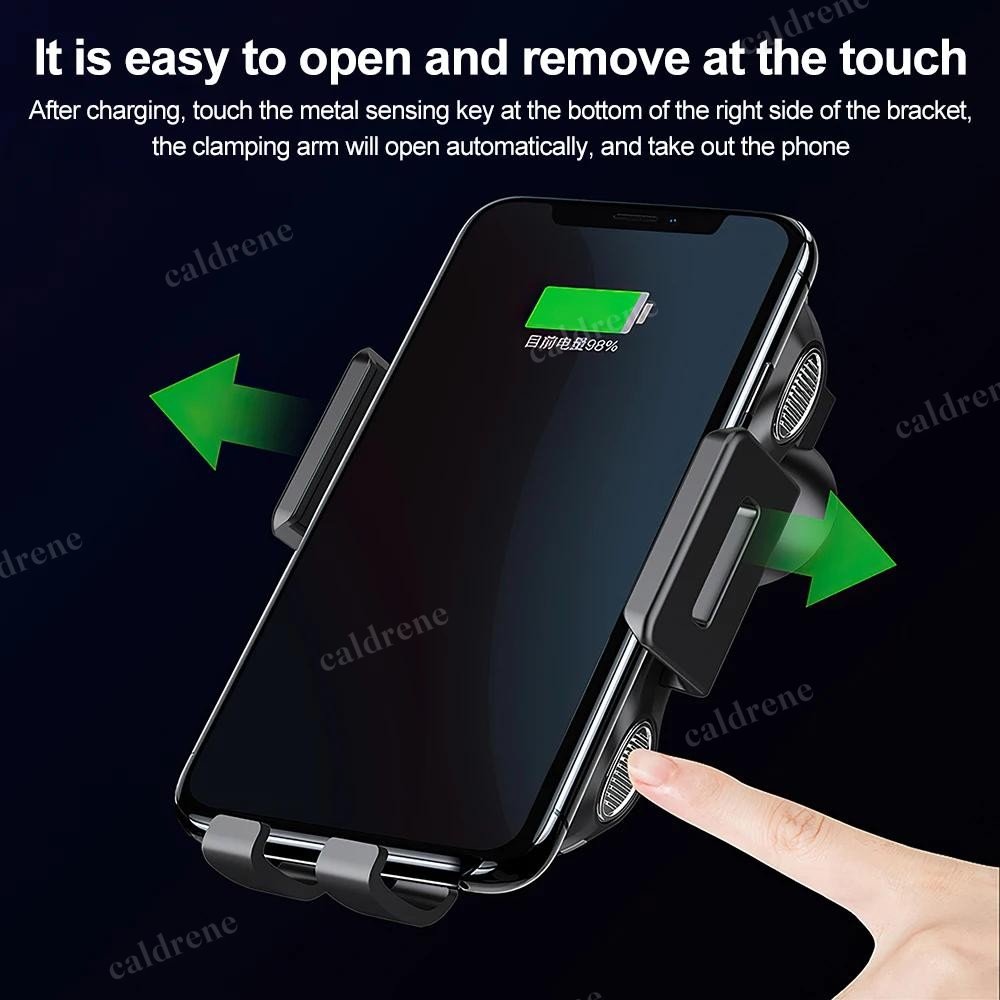 Auto-Clamping Wireless Charging Car Mount – view 4