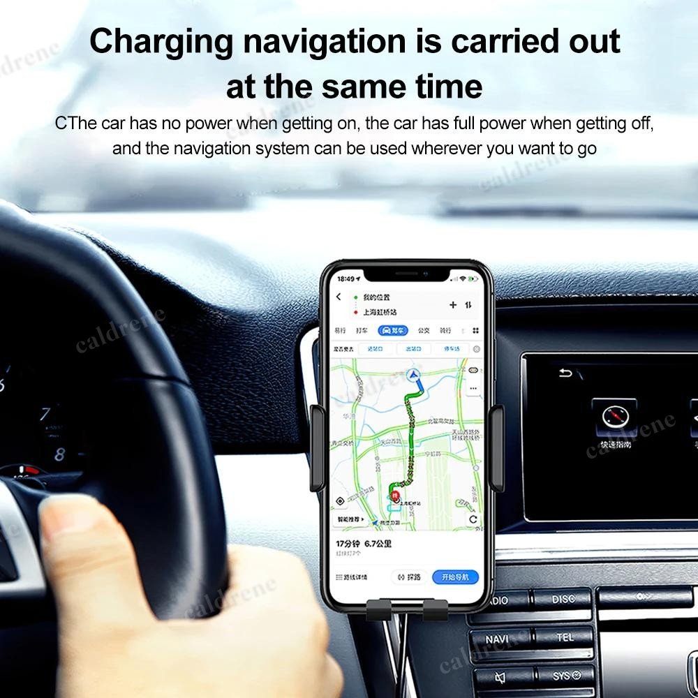 Auto-Clamping Wireless Charging Car Mount – view 8